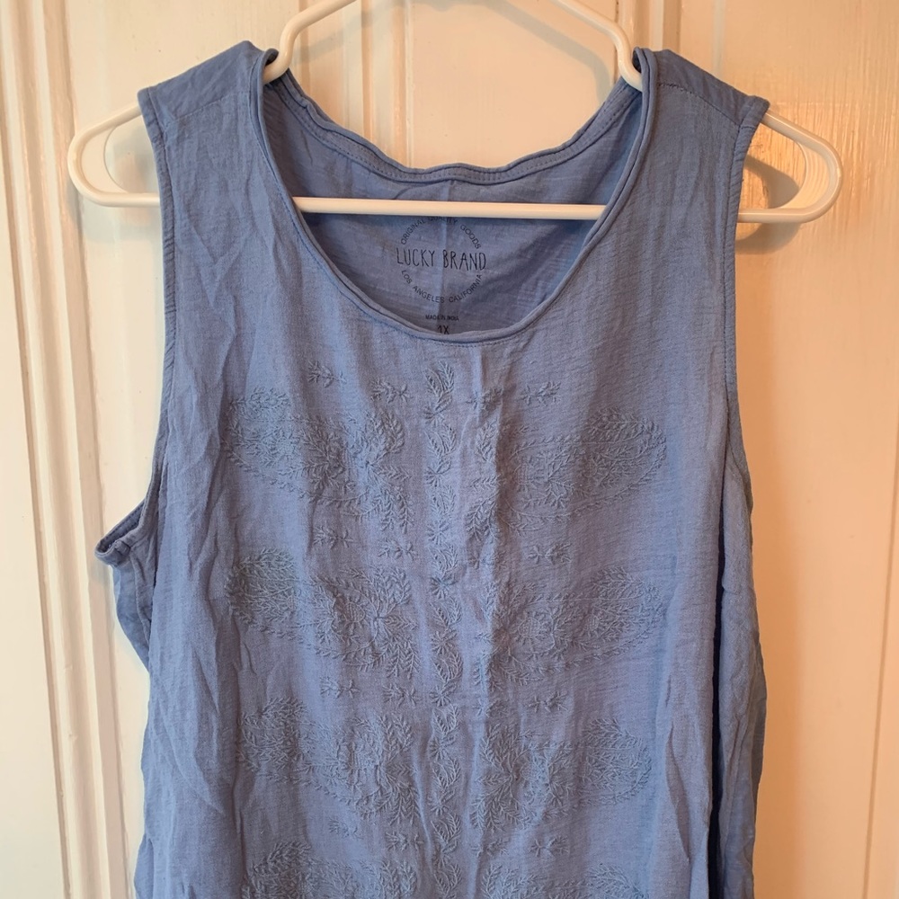 Women’s lucky brand tank top size 1x